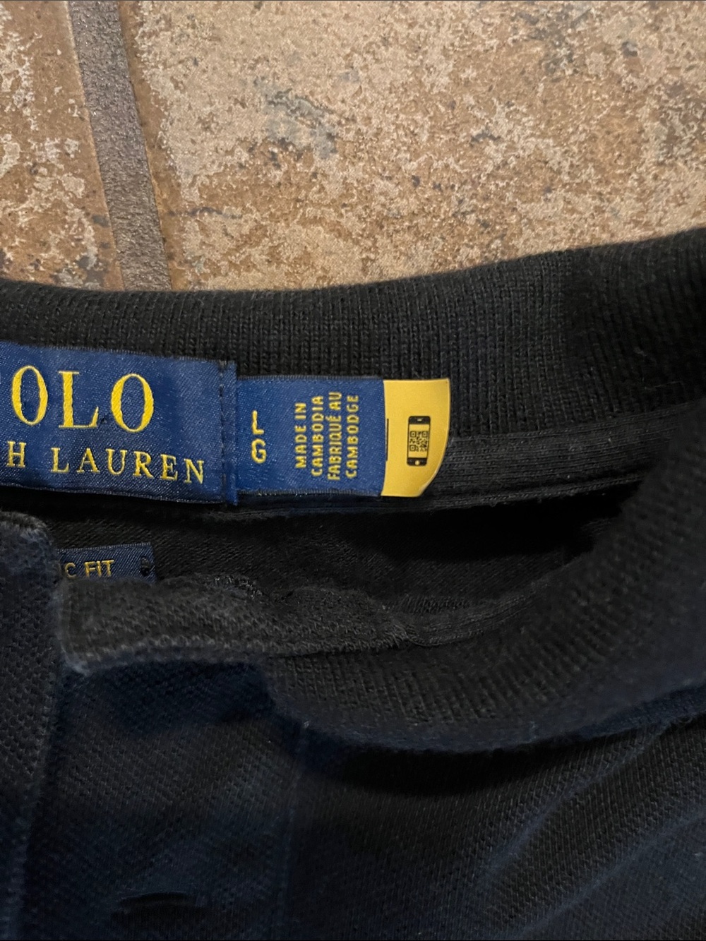 Polo by Ralph Lauren Black  Long-Sleeve Polo with Red Pony - Picture 7 of 9